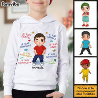 Personalized Gift For Grandson French Je Suis Kid T Shirt - Kid Hoodie - Kid Sweatshirt 30103 thumb 1