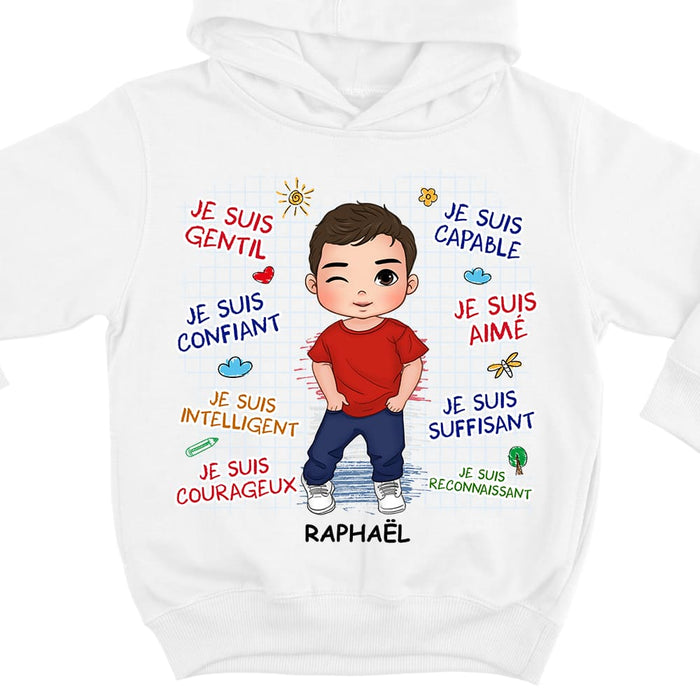 Personalized Gift For Grandson French Je Suis Kid T Shirt - Kid Hoodie - Kid Sweatshirt 30103 1