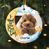 Personalized I Woof You To The Moon And Back Dog Lovers 2 Layered Mix Ornament 30106 1