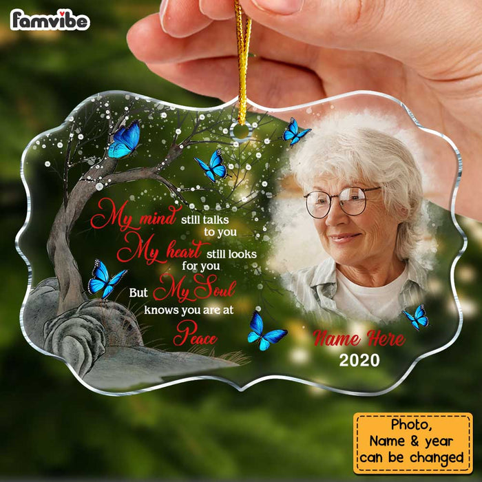 Personalized Memorial Upload Photo Benelux Ornament 30107 1