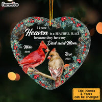 Personalized Heaven Is A Beautiful Place 2 Layered Mix Ornament 30108 thumb 1