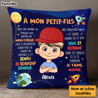 Personalized Gift For Grandson Granddaughter French Hug This Pillow 30109 thumb 1