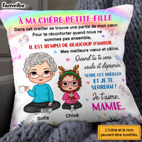 Personalized Gift For Granddaughter French Petite Fille Pillow 30112 thumb 1