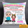 Personalized Gift For Granddaughter French Petite Fille Pillow 30112 1