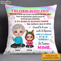 Personalized Gift For Granddaughter French Petite Fille Pillow 30112 thumb 1