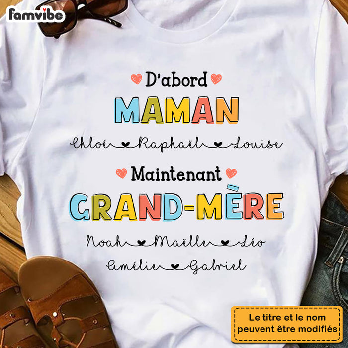 Personalized Gift For Grandma French Grand-mère Shirt - Hoodie - Sweatshirt 30113 1