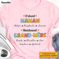 Personalized Gift For Grandma French Grand-mère Shirt - Hoodie - Sweatshirt 30113 thumb 1