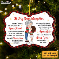 Personalized Gift For Granddaughter You're Capable Benelux Ornament 30134 thumb 1