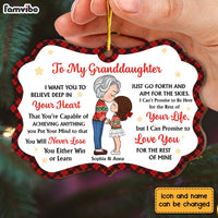 Personalized Gift For Granddaughter You're Capable Benelux Ornament 30134 thumb 1