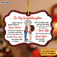 Personalized Gift For Granddaughter You're Capable Benelux Ornament 30134 thumb 1