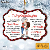 Personalized Gift For Granddaughter You're Capable Benelux Ornament 30134 thumb 1