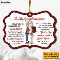 Personalized Gift For Granddaughter You're Capable Benelux Ornament 30134 thumb 1