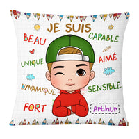 Personalized Gift For Grandson French Je Suis Pillow 30141 thumb 1