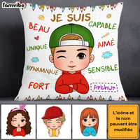 Personalized Gift For Grandson French Je Suis Pillow 30141 thumb 1