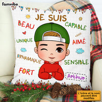 Personalized Gift For Grandson French Je Suis Pillow 30141 thumb 1