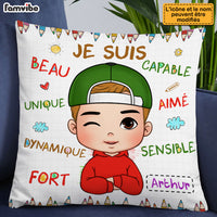 Personalized Gift For Grandson French Je Suis Pillow 30141 thumb 1