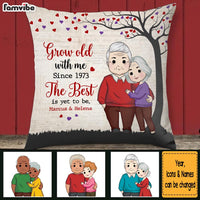 Personalized Gift For Couple Grow Old With Me Pillow 30147 thumb 1