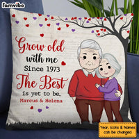Personalized Gift For Couple Grow Old With Me Pillow 30147 thumb 1