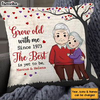 Personalized Gift For Couple Grow Old With Me Pillow 30147 thumb 1