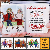 Personalized Gift For Old Friends French À Mon Vieil Ami Mug 30166 thumb 1