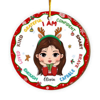 Personalized Christmas Gift For Granddaughter I Am Kind Ornament 30173 thumb 1