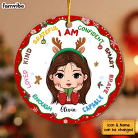 Personalized Christmas Gift For Granddaughter I Am Kind Ornament 30173 thumb 1