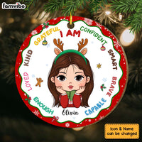 Personalized Christmas Gift For Granddaughter I Am Kind Ornament 30173 thumb 1