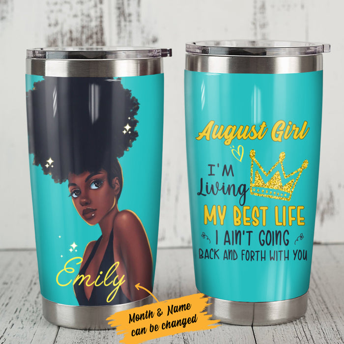 Personalized BWA Living Best Life Steel Tumbler JL81 81O34 1