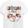 Personalized Grandma Claus With Grandkids Shirt - Hoodie - Sweatshirt 30186 1