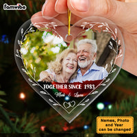 Personalized Couple Gift Together Since Heart Ornament 30193 thumb 1