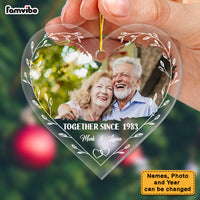 Personalized Couple Gift Together Since Heart Ornament 30193 thumb 1