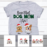 Personalized Living That Dog Mom T Shirt NB24 99O60 thumb 1
