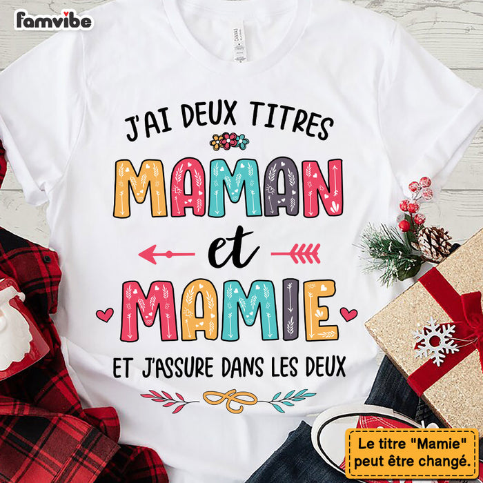 Personalized Gift For Grandma French Mamie Shirt - Hoodie - Sweatshirt 30200 1