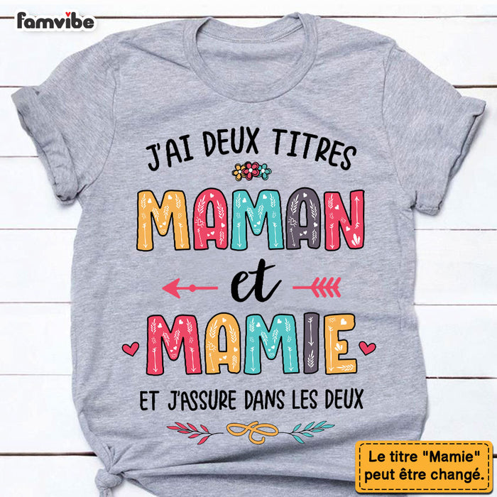 Personalized Gift For Grandma French Mamie Shirt - Hoodie - Sweatshirt 30200 1