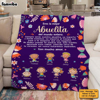 Personalized Spanish Eres La Mejor Abuelita Del Mundo Entero Blanket 30203 thumb 1