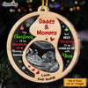 Personalized This Christmas Baby Bump Daddy And Mommy 2 Layered Mix Ornament 30207 1