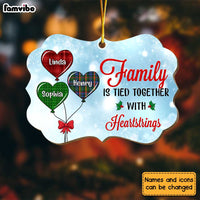 Personalized Gift For Family Tied Together With Heartstrings Benelux Ornament 30218 thumb 1