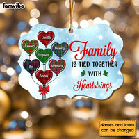 Personalized Gift For Family Tied Together With Heartstrings Benelux Ornament 30218 thumb 1