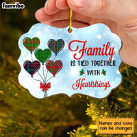 Personalized Gift For Family Tied Together With Heartstrings Benelux Ornament 30218 thumb 1