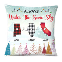 Personalized Gift For Family Long Distance Under The Same Sky Pillow 30226 thumb 1