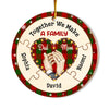 Personalized Family Christmas Together We Are A Family Circle Ornament 30234 1
