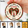 Personalized Family Christmas Together We Are A Family Circle Ornament 30234 1