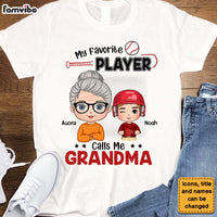 Personalized My Favorite Player Calls Me Grandma Shirt - Hoodie - Sweatshirt 30244 thumb 1