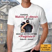 Personalized French Couple Love Story Shirt - Hoodie - Sweatshirt 30246 thumb 1