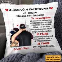 Personalized French Couple Pillow 30247 thumb 1