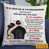 Personalized French Couple Pillow 30247 thumb 1