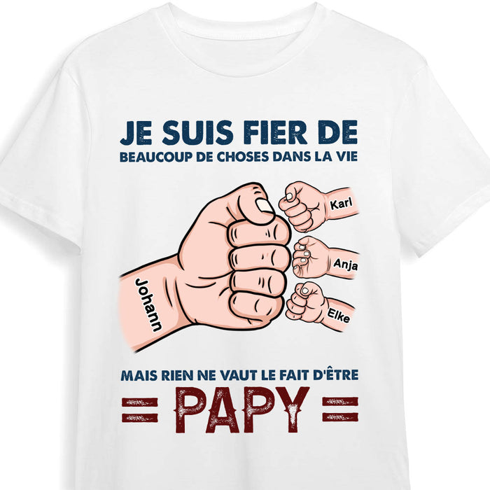 Personalized Gift For Grandpa French Papy Shirt - Hoodie - Sweatshirt 30259 1