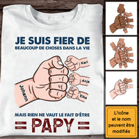 Personalized Gift For Grandpa French Papy Shirt - Hoodie - Sweatshirt 30259 thumb 1