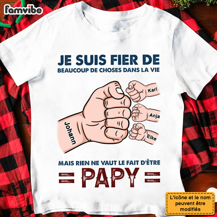 Personalized Gift For Grandpa French Papy Shirt - Hoodie - Sweatshirt 30259 1