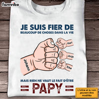 Personalized Gift For Grandpa French Papy Shirt - Hoodie - Sweatshirt 30259 thumb 1